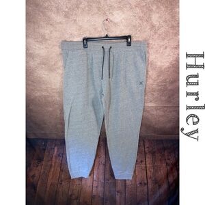 Hurley men’s jogger sweatpants-grey-like new-size XL